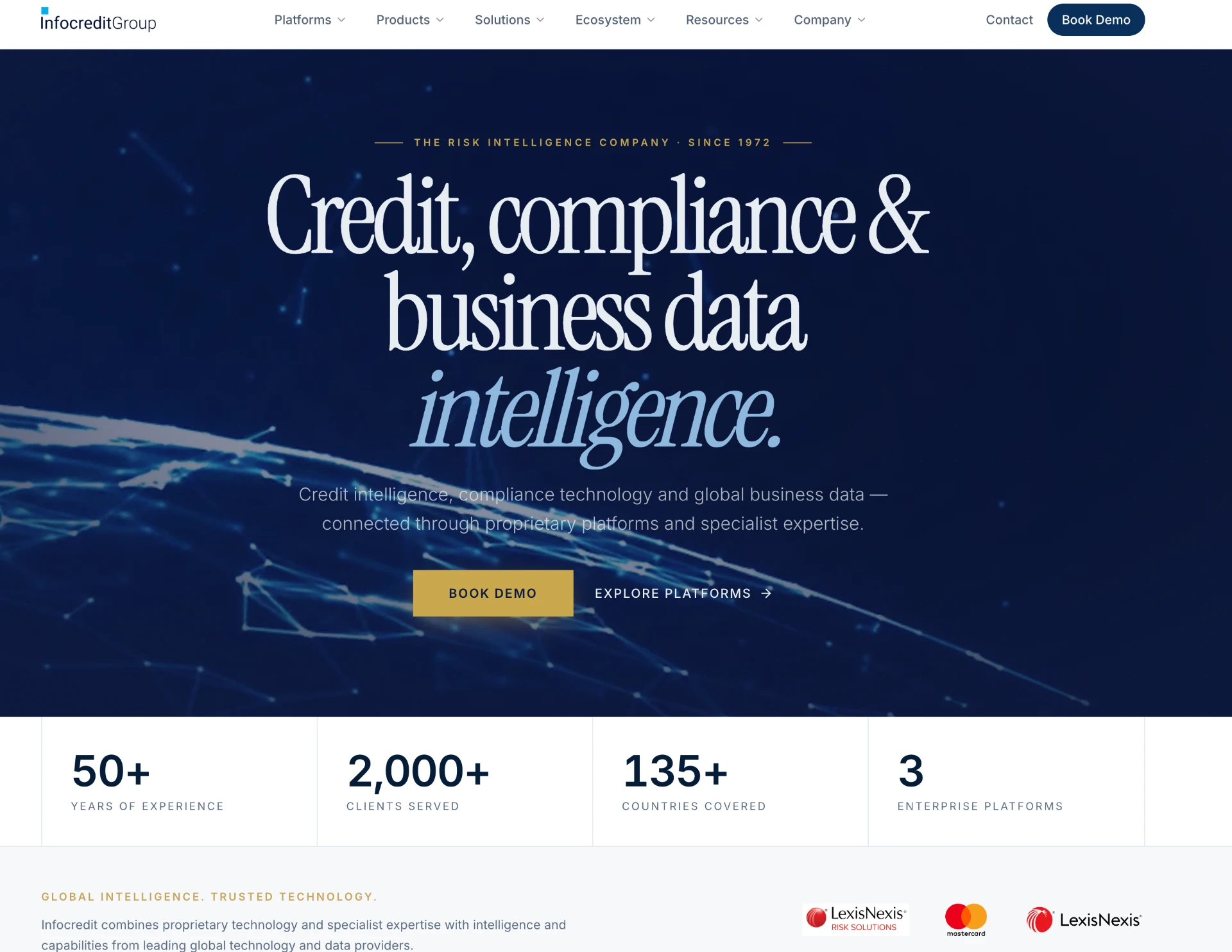 Infocredit Group homepage