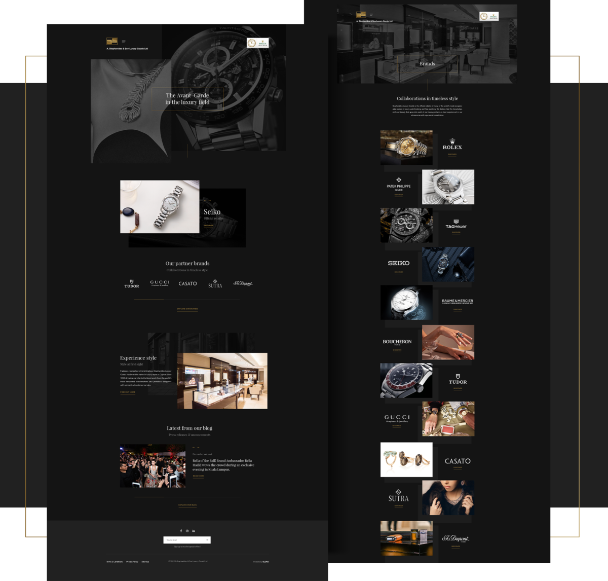 Web Design example